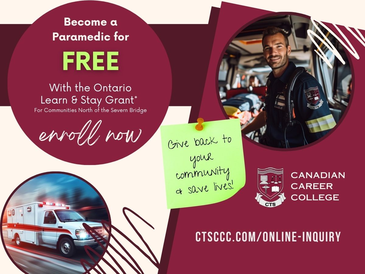 Become a Paramedic for Free with the Ontario Learn and Stay Grant - CTS ...