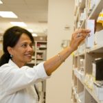 pharmacy assistant at work