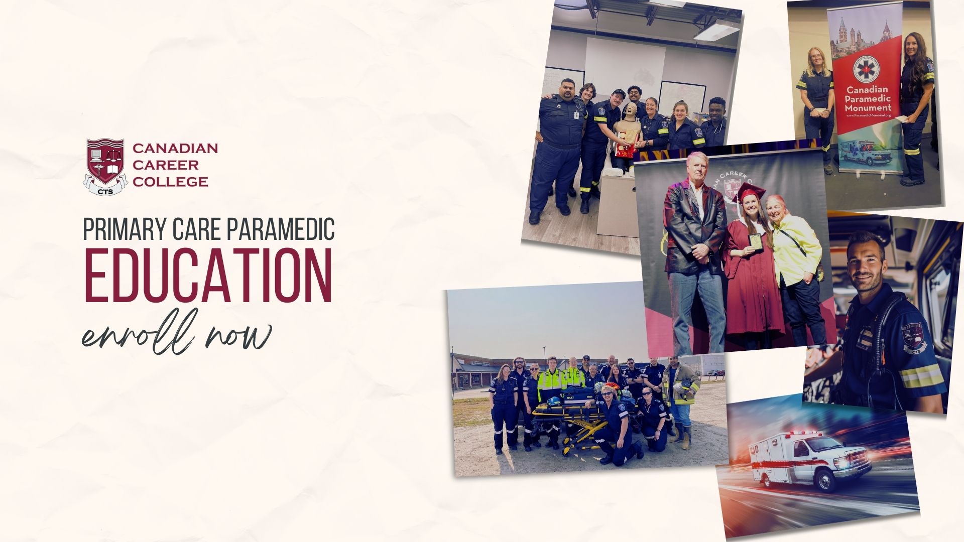 primary care paramedic program banner