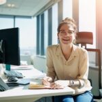 woman happy to be in private career college program