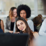 students in classroom preparing for future careers